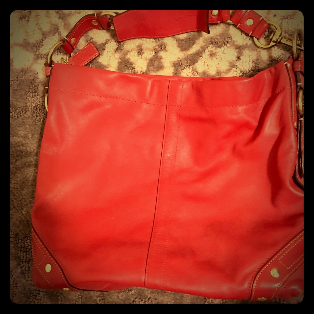 Coach leather purse